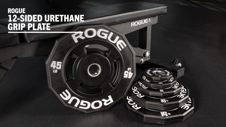 Rogue 12-Sided Urethane Grip Plate | Rogue Fitness